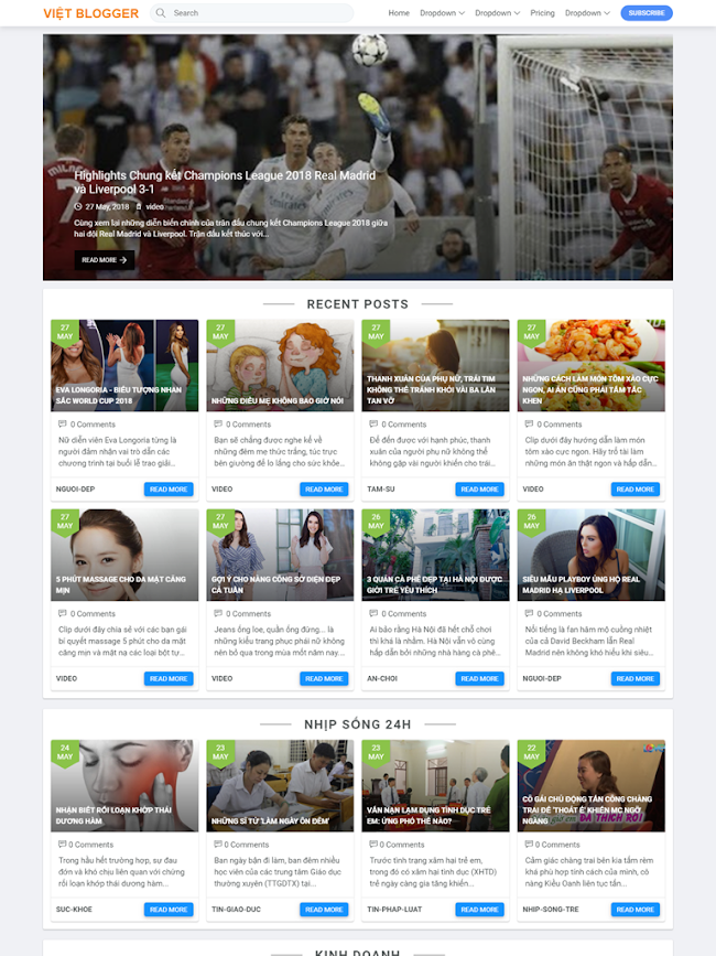 Việt Blogger Magazine Style 5